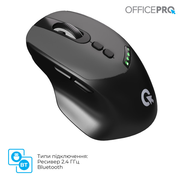 Фото - Миша бездротова OfficePro Silent Click Wireless Black (M520B)