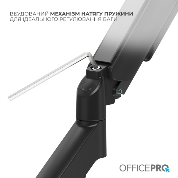 Фото - Кріплення настільне OfficePro MA431B 17-32" 2-9 кг Black