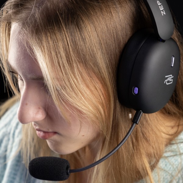 Фото - Гарнитура беспроводная игровая Proove Gaming Zephyr APP black/purple (WHZP00022001)