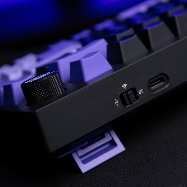 Фото - Клавиатура беспроводная игровая Proove Gaming Coupe (Ukraine Layout) Black/Purple (WKCP00022416)