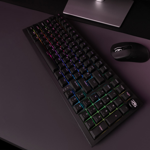 Фото - Клавиатура беспроводная игровая Proove Gaming Slicker (Ukraine Layout) Black (WKSL00022401)