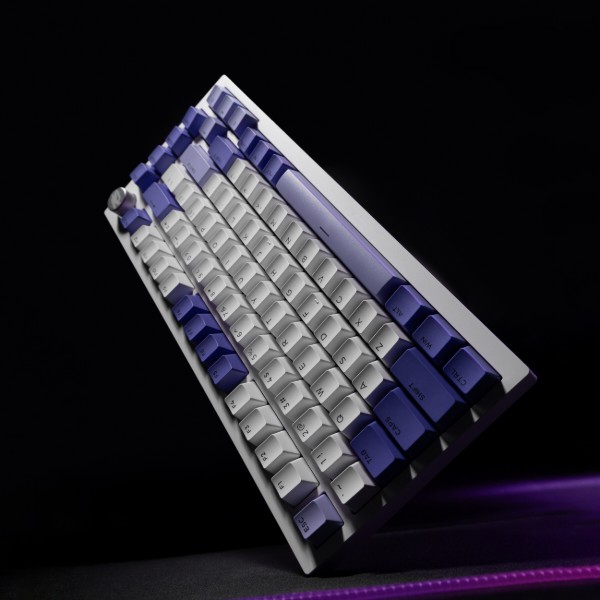 Фото - Клавиатура беспроводная игровая Proove Gaming Coupe (Ukraine Layout) white/purple (WKCP00022404)