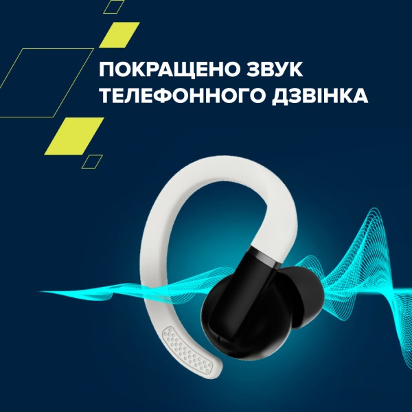 Фото - Навушники вкладиші бездротові TWS Canyon OnRun 11 Sport Wireless charge White (CNS-TWS11W)