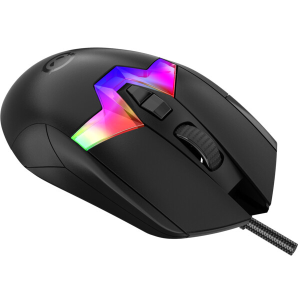 Фото - Мышь проводная игровая Lorgar MSP80 Wired Gaming Mouse Pro Black (LRG-MSP80-BK)