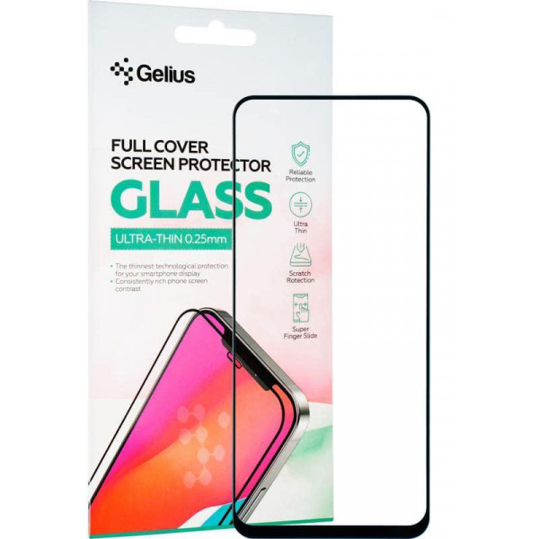 Фото - Захисне скло для смартфону Gelius Full Cover Ultra-Thin 0.25mm for Oppo A96 Black (92498)