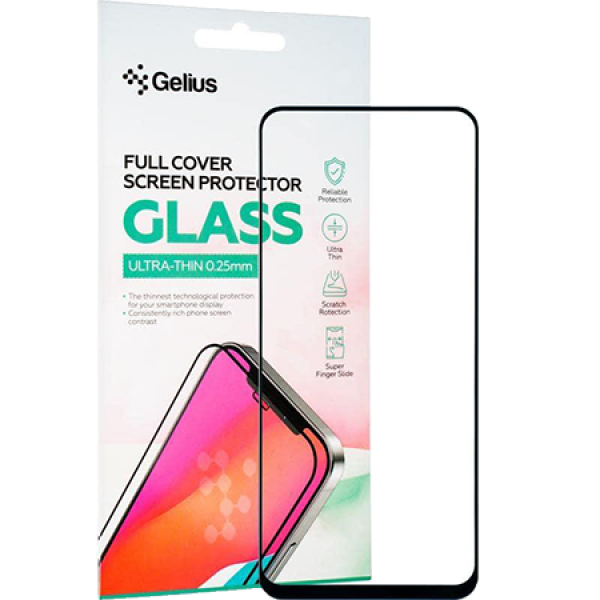 Фото - Захисне скло для смартфону Gelius Full Cover Ultra-Thin 0.25mm for Xiaomi Redmi Note 12s Black (93357)