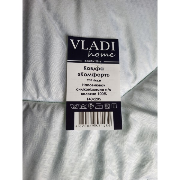 Фото - Одеяло летнее полуторное Vladi Комфорт 200г/м? 140х205