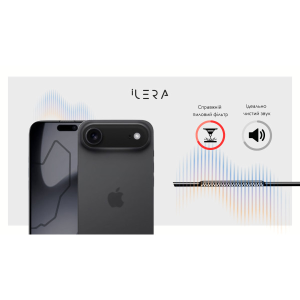 Фото - Захисне скло для смартфону ILera DeLuxe Incognito Glass for iPhone 17 Air (iLInDL17Air)