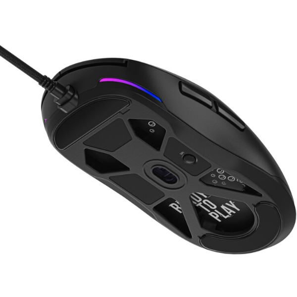 Фото - Миша дротова ігрова Lorgar MSA10 Ultralight Wired Gaming Black (LRG-MSA10-BK)
