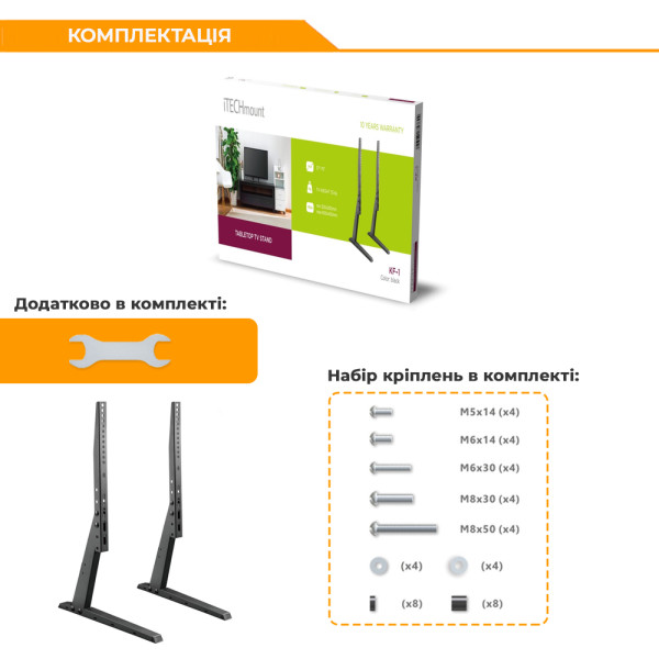 Фото - Крепление для телевизора ITECHmount KF-1