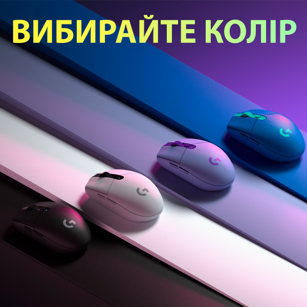 Фото - Мышь беспроводная игровая Logitech G305 Lightspeed Blue (910-006014)
