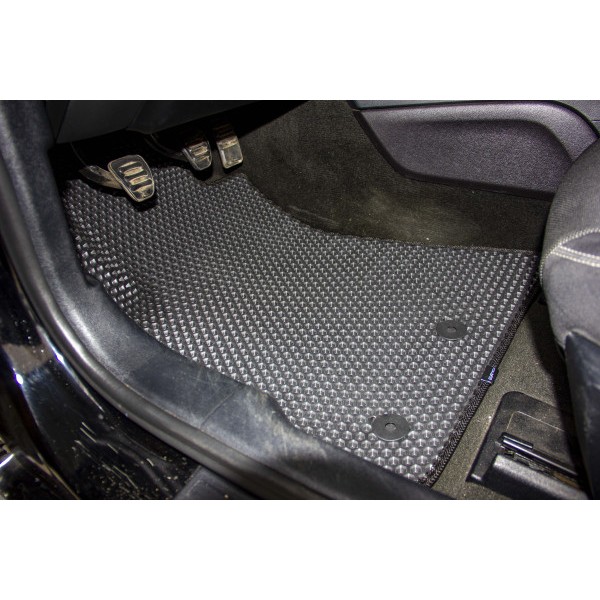 Фото - Коврики ворсовые в салон авто EVAtech Standard для Ford Mustang (S550) 2015-2023 6 поколение Coupe USA черный кант FD1956PD4OU2VEB