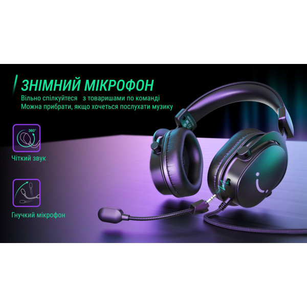 Фото - Гарнитура проводная игровая Fifine H9P Pink