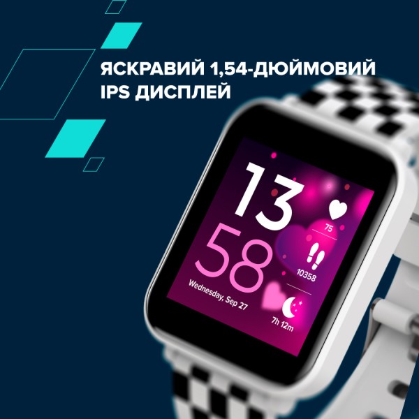 Фото - Детские часы Canyon Joyce KW-43 DUAL BT Music White (CNE-KW43WB)