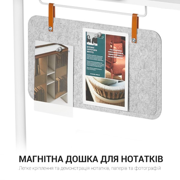 Фото - Настільна полиця-органайзер OfficePro DS253W White