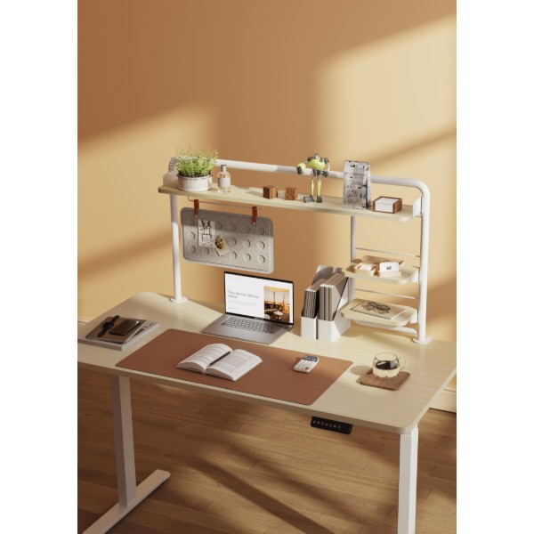 Фото - Настільна полиця-органайзер OfficePro DS253WW White/Wood