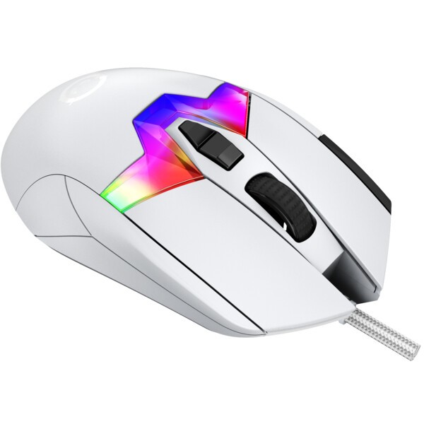 Фото - Миша дротова ігрова Lorgar MSP80 Wired Gaming Mouse Pro White (LRG-MSP80-WH)