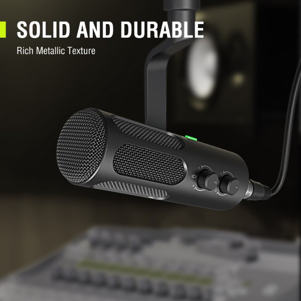 Фото - Микрофон для компьютера проводной Fifine Tank 3 USB/XLR Black