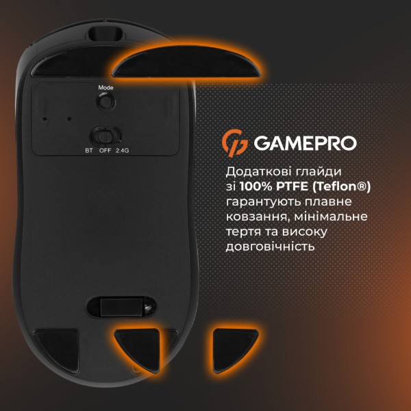 Фото - Мышь беспроводная игровая GamePro Genesis Winner Wireless Black (GM079B)