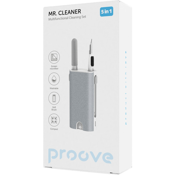 Фото - Набор для чистки мобильных устройств Proove Многофункциональный Mr. Cleaner 5in1 White (MCS00000502)