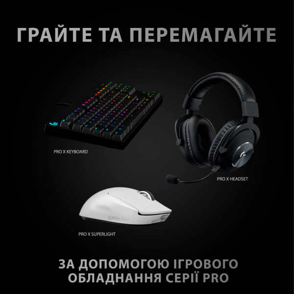 Фото - Миша бездротова ігрова Logitech G Pro X Superlight White (910-005942)