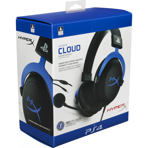Фото - Гарнитура проводная игровая HyperX Cloud Blue for PS4 (HX-HSCLS-BL/EM)