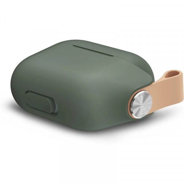 Фото - Чохол для навушників Moshi Pebbo Case Mint Green for Airpods 3rd Gen (99MO123843)