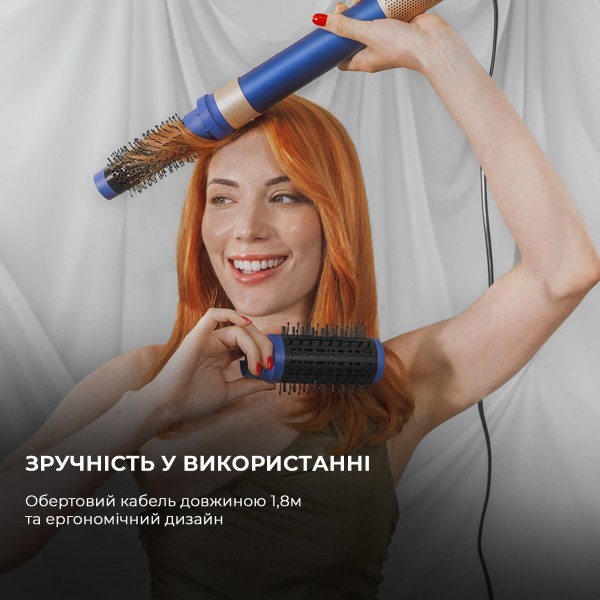 Фото - Стайлер Cecotec Bamba CeramicCare 14in1 AirGlam Blue (CCTC-00253)