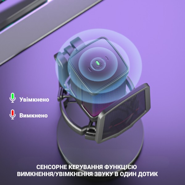 Фото - Мікрофон до комп'ютера дротовий Fifine Q6 USB Black