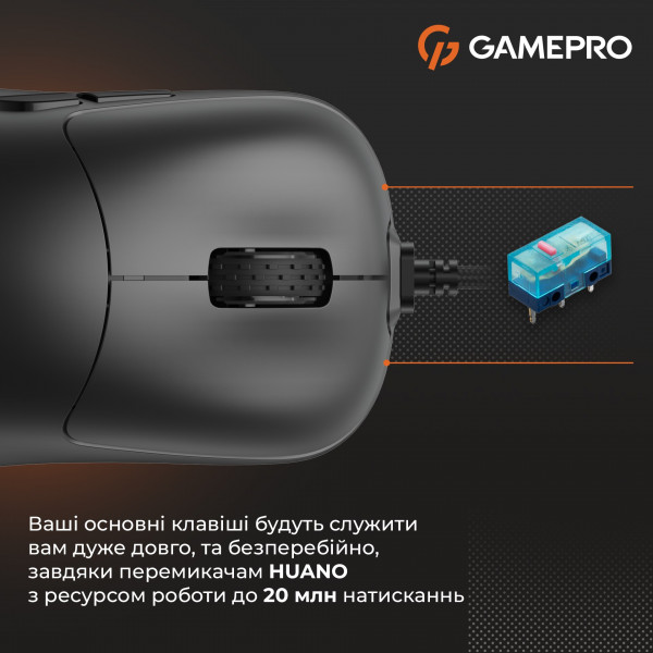 Фото - Миша дротова ігрова GamePro GM690B