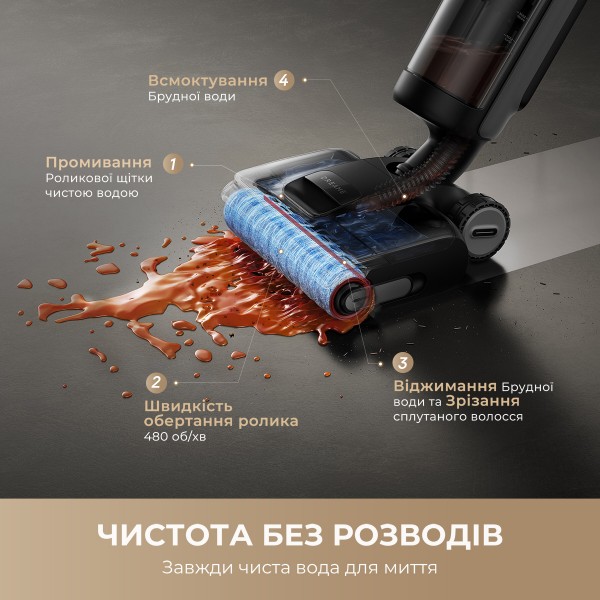 Фото - Пылесос ручной моющий Dreame H12 DUAL FlexReach 4 в 1 (HHV31A)