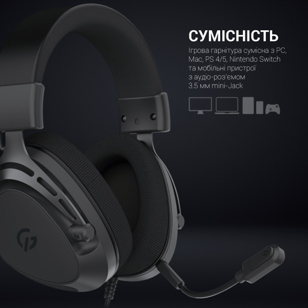 Фото - Гарнитура проводная игровая GamePro HS766