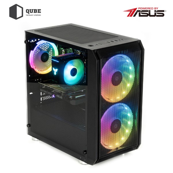 Фото - Системний блок QUBE QB i5 13400F RTX 3050 6GB NM 3210 (i513400FRTX30506GBNM3210)