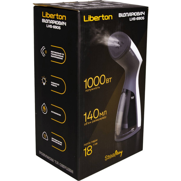 Фото - Вертикальный отпариватель ручной Liberton LHS-6905
