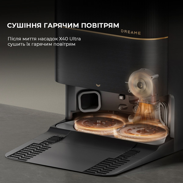 Фото - Робот-пылесос моющий Dreame Bot X40 Ultra Black (RLX63CE-Bl)