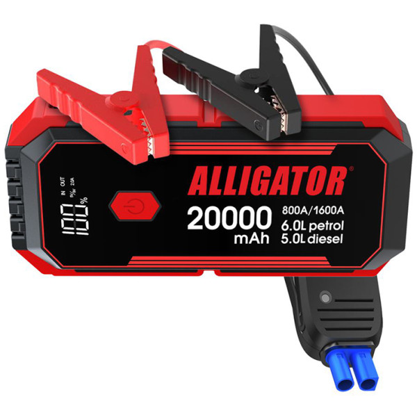 Фото - Пускозарядное устройство ALLIGATOR 800A/1600A 20000mAh (JS843)
