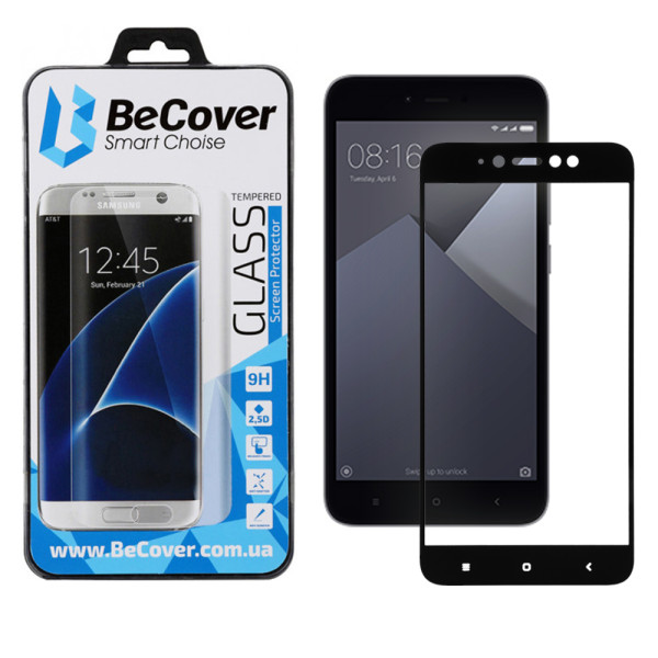 Фото - Защитное стекло для смартфона BeCover Xiaomi Redmi Note 5A Black (701659)