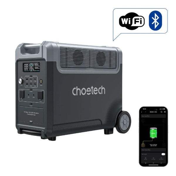 Фото - Зарядная станция универсальная Choetech BS066 (3600W, 3840Wh, Wi-Fi)