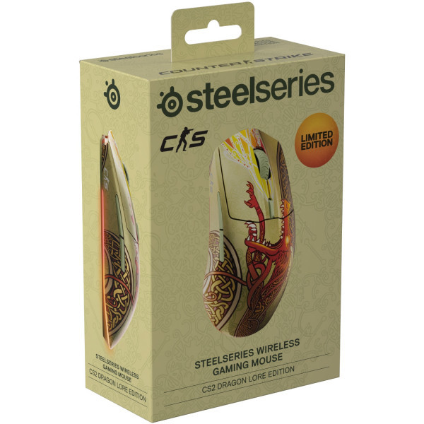 Фото - Миша бездротова ігрова SteelSeries CS2 Dragon Lore Edition Wireless RGB (62614)