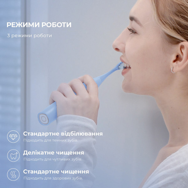 Фото - Зубная щетка электрическая Oclean F1 Light Blue
