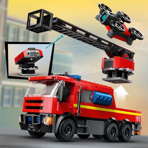 Фото - Конструктор LEGO City Пожарное депо с пожарной машиной (60414)