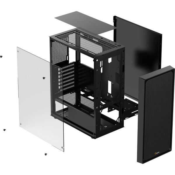Фото - Корпус OCYPUS MATX W/O PSU GAMMA C50 BK (GAMMA-C50-BKG000XX-GL)