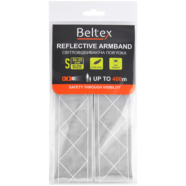 Фото - Светоотражающая лента Beltex S 30-35 см Gray (BX70300)