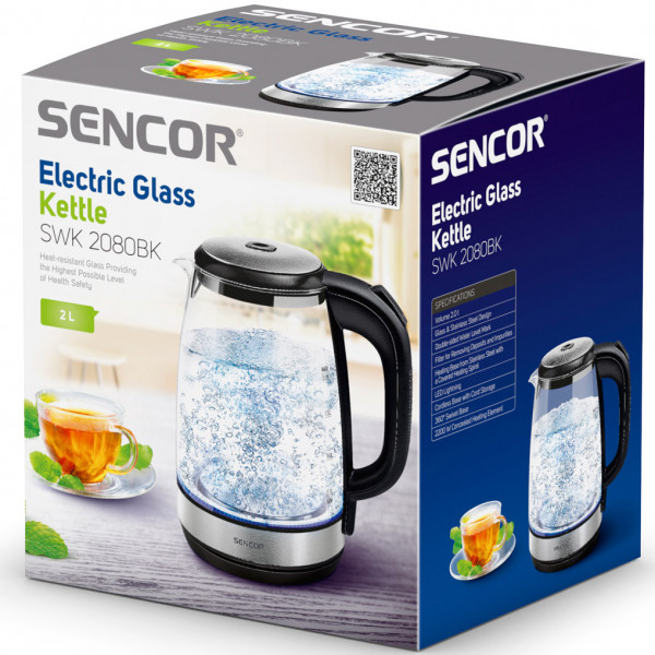 Фото - Електричний чайник Sencor SWK2080BK