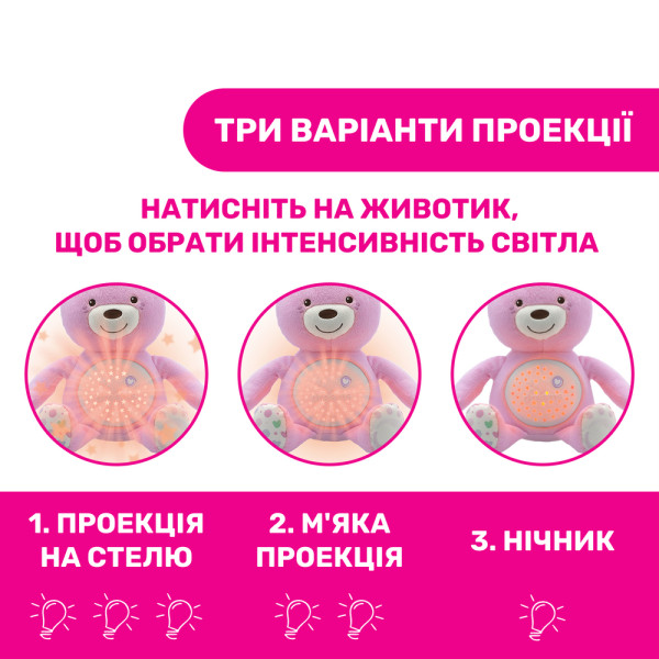 Фото - Нічник-іграшка Chicco Ведмежа (08015.10)