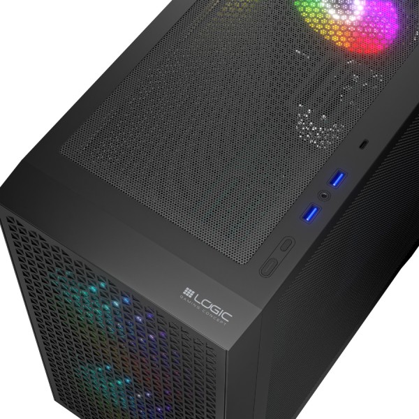 Фото - Корпус Logic Concept DART PRO ARGB MINI BLACK MESH fans 3x120mm без БП (AM-DART-PRO-ARGB-10)