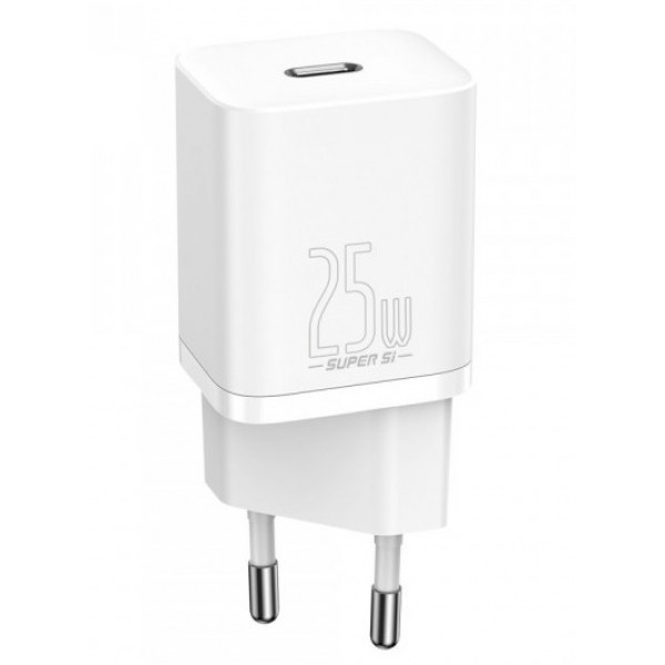Фото - Мережевий зарядний пристрій Baseus 1xUSB 25W USB-C (CCSP020102)