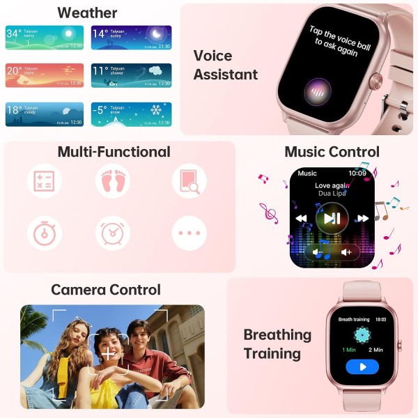 Фото - Смарт-часы OUKITEL V7 Pink