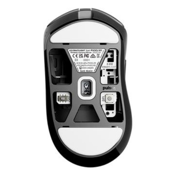 Фото - Миша бездротова ігрова Pulsar X3 CrazyLight Mini Black (PX3RCL101)