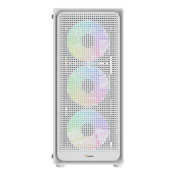 Фото - Корпус OCYPUS MATX W/O PSU GAMMA C50 WH ARGB (GAMMA-C50-WHG400XX-GL)